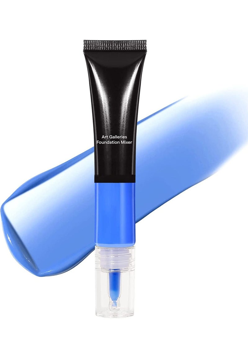 SYOSI Blue Foundation Blue Pigment Mixer Corrector Foundation Shade Adjuster Smooth and Light Blends Easily with Foundation Warm to Cold Cruelty-free - Image 1