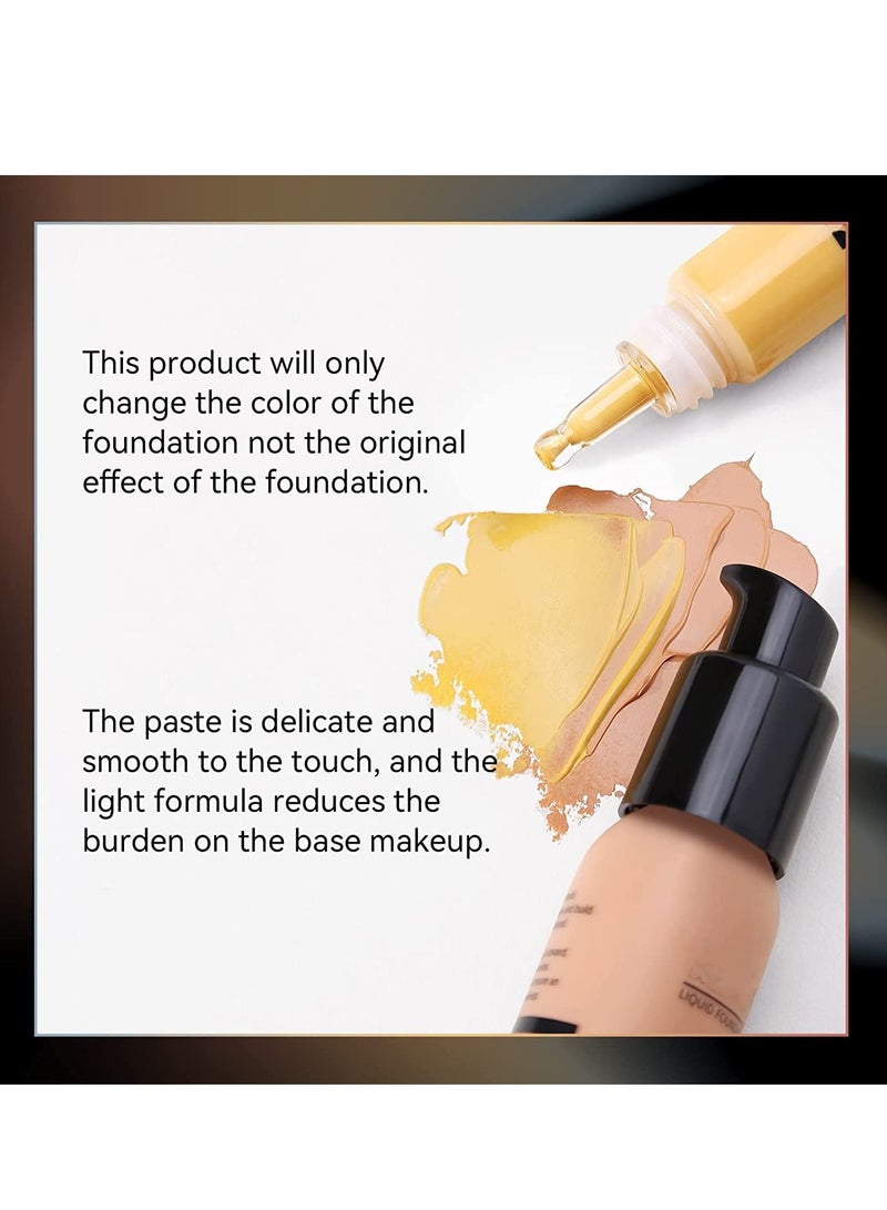 SYOSI Blue Foundation Blue Pigment Mixer Corrector Foundation Shade Adjuster Smooth and Light Blends Easily with Foundation Warm to Cold Cruelty-free - Image 3