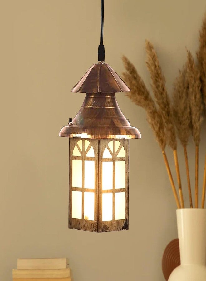 SINOMAN Metal Antique Hanging Lights for Living Room/Pendant Lights for Ceiling/Hanging Lamps for Home Decoration/Decorative Hanging Lights - Image 1