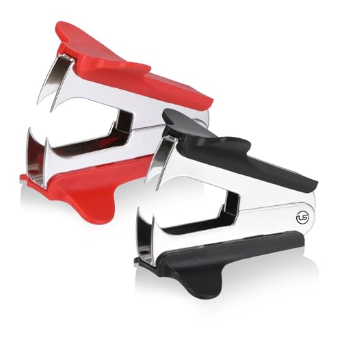 Ultimate Stationery Staple Remover 2 Pack Staple Puller Pinch Jaw Style Staple Remover Tool, Stapler Removers - Image 1