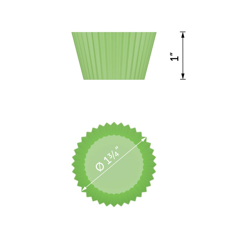 Bakerpan Silicone Mini Cupcake Holders, Mini Cupcake Liners, Pastry & Dessert Cups, 24 Pack (Multi) - Image 4