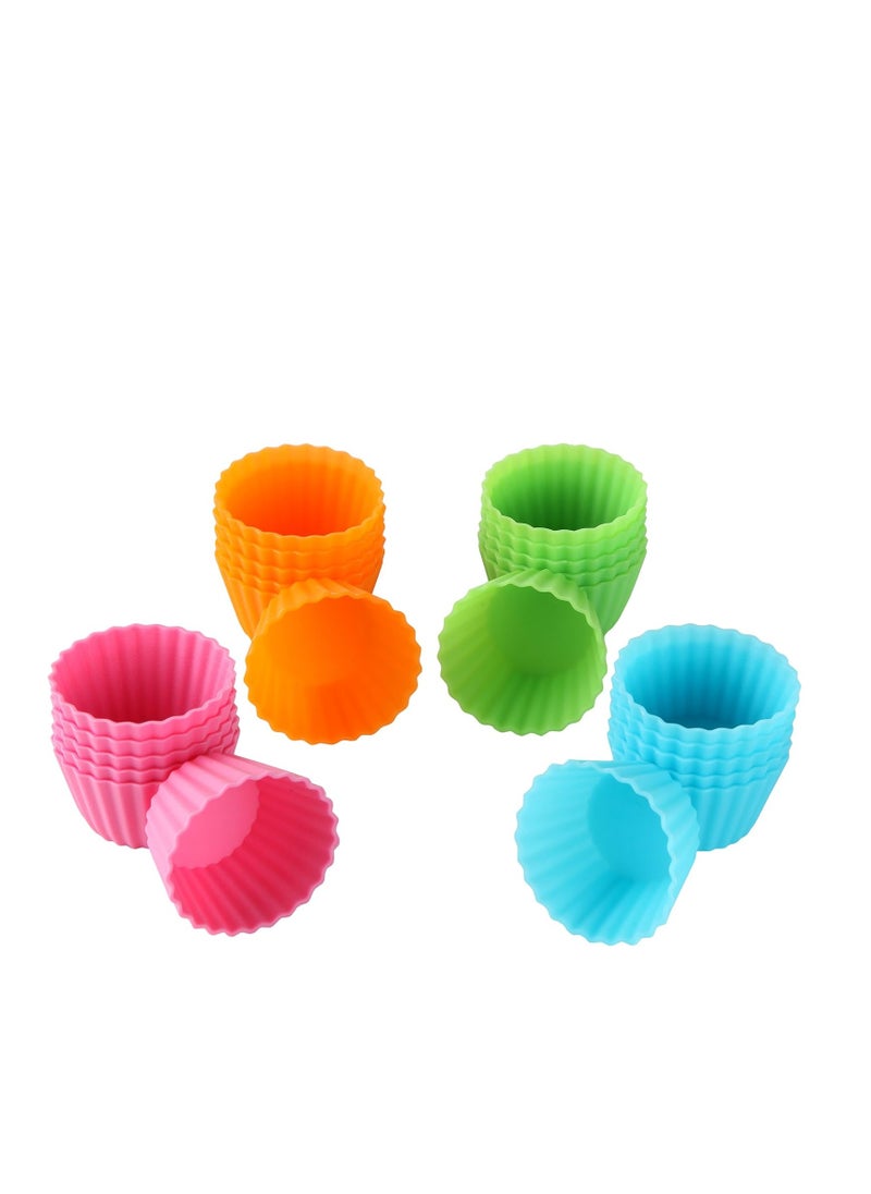 Bakerpan Silicone Mini Cupcake Holders, Mini Cupcake Liners, Pastry & Dessert Cups, 24 Pack (Multi) - pzsku/ZF2939EAC9F2A04093983Z/45/_/1736835769/aab22160-e688-4846-b1f0-ae038f77c451