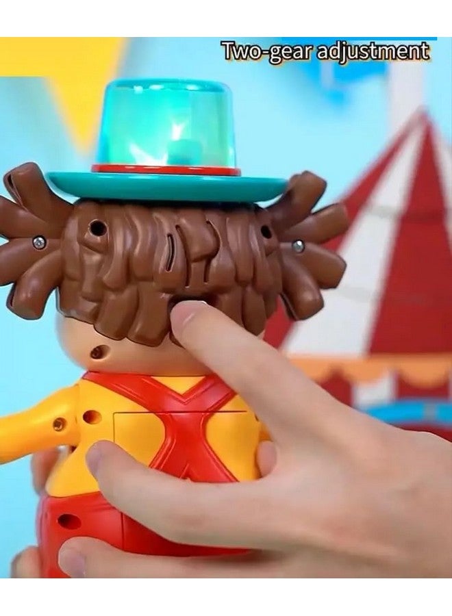 Goyal's Cute Funny-Face Dancing Clown Joker Toy with Music Flashing Lights and Real Dancing Action - Image 4