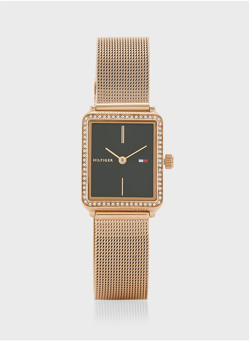 تومي هيلفيغر Tea Twist Mesh Strap Analog Bracelet Watch