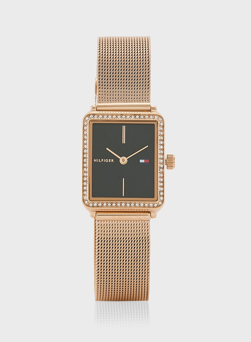 TOMMY HILFIGER Tea Twist Mesh Strap Analog Bracelet Watch  - Image 1