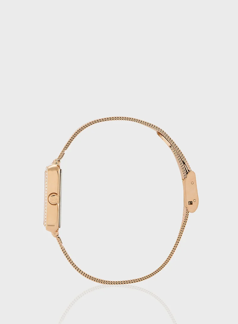 TOMMY HILFIGER Tea Twist Mesh Strap Analog Bracelet Watch