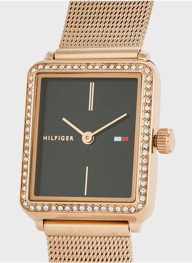 تومي هيلفيغر Tea Twist Mesh Strap Analog Bracelet Watch