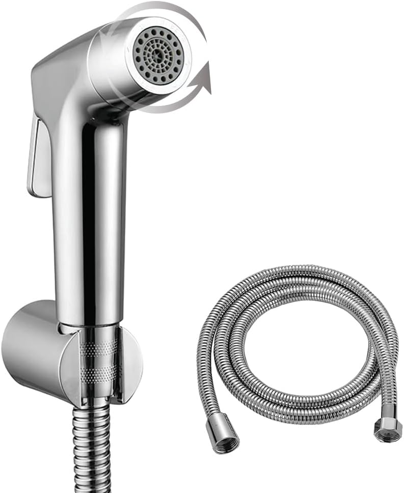 تافان { "titleAr": "رشاش محمول للمرحاض من نوع Bidet - رش قوي عالي الضغط، مناسب للاستخدام في الحمامات المصنوعة من الفولاذ المقاوم للصدأ، للنظافة الشخصية والصحة" "detailsAr": "تصميم عالي الضغط: يتميز بتقنية رش مائي قوية لتحقيق نظافة ممتازة وال - Image 1