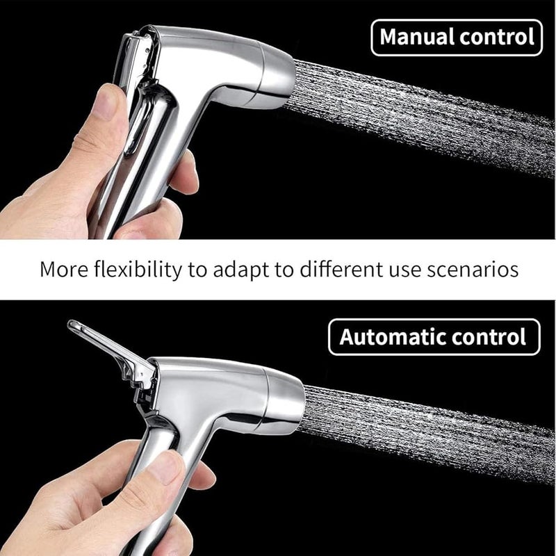 تافان { "titleAr": "رشاش محمول للمرحاض من نوع Bidet - رش قوي عالي الضغط، مناسب للاستخدام في الحمامات المصنوعة من الفولاذ المقاوم للصدأ، للنظافة الشخصية والصحة" "detailsAr": "تصميم عالي الضغط: يتميز بتقنية رش مائي قوية لتحقيق نظافة ممتازة وال - Image 5