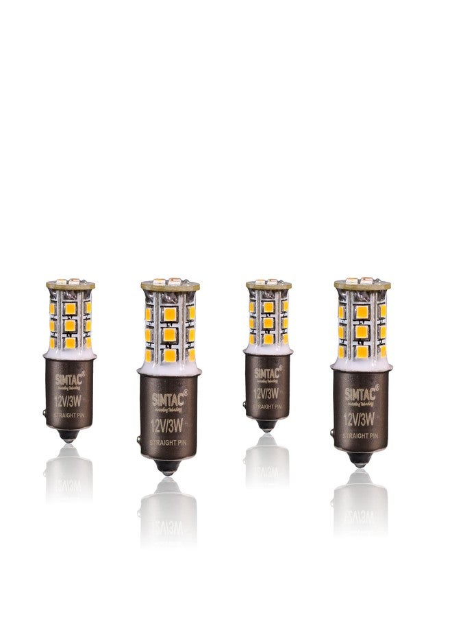 مصابيح مؤشر LED عاكسة بزاوية 360 درجة من SIMTAC، بضمان 3 سنوات | صناعة يدوية | قابلة للتحديث (كهرماني، دبوس مستقيم) - Image 1