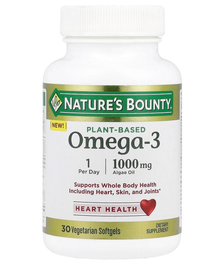 Plant-Based Omega-3 1000 mg 30 Vegetarian Softgels