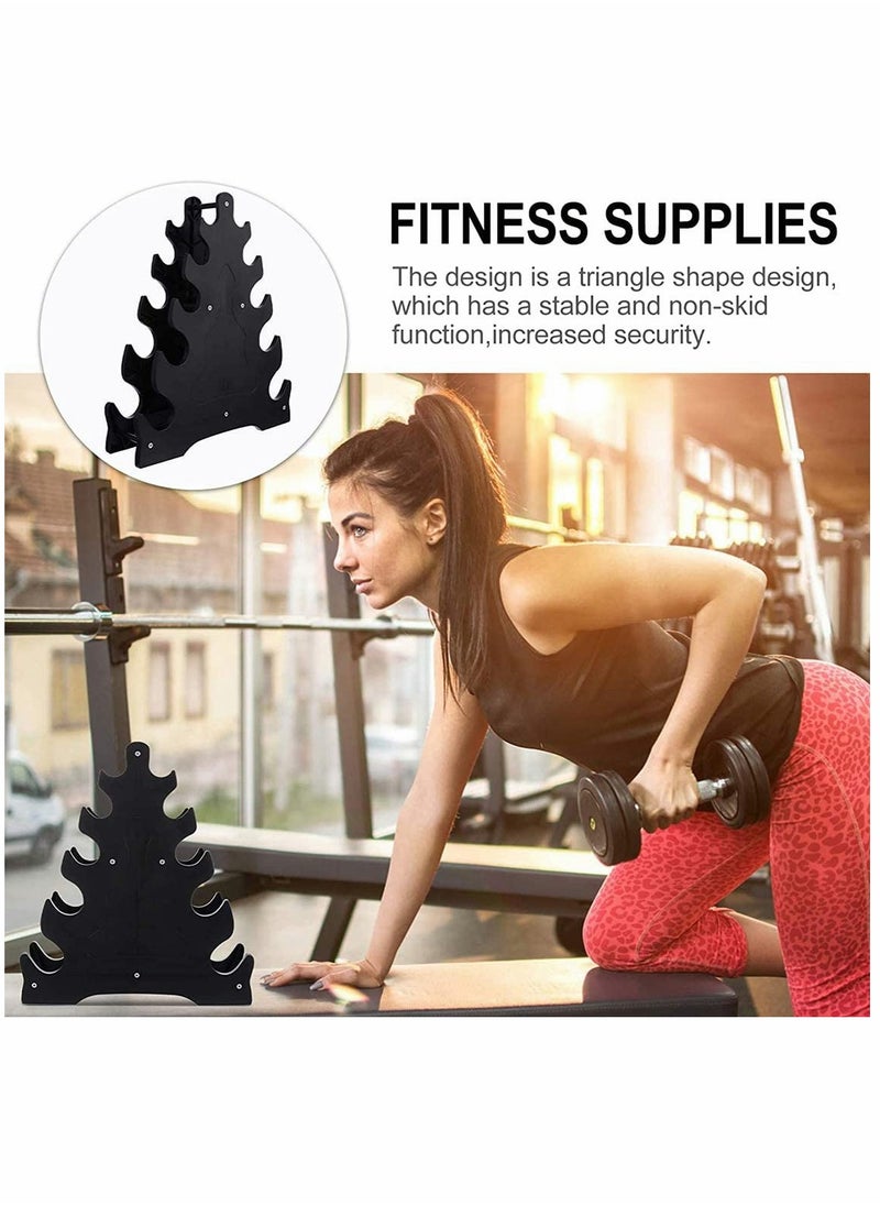 SYOSI - Dumbbell Holder Dumbbell Rack Dumbell Weight Rack Strength Dumbbell Storage Hand Weight Tower Dumbbell Holder Stand Brackets for Fitness Weights Gym A-Frame Dumbbell Rack - Image 1