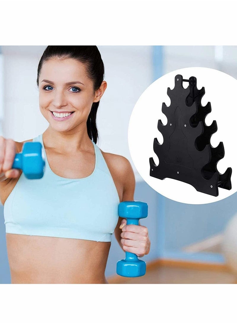 SYOSI - Dumbbell Holder Dumbbell Rack Dumbell Weight Rack Strength Dumbbell Storage Hand Weight Tower Dumbbell Holder Stand Brackets for Fitness Weights Gym A-Frame Dumbbell Rack - Image 1