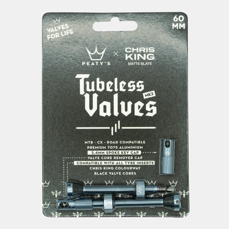 PEATY'S x Chris King (MK2) Tubeless Valves - 60mm - Image 2