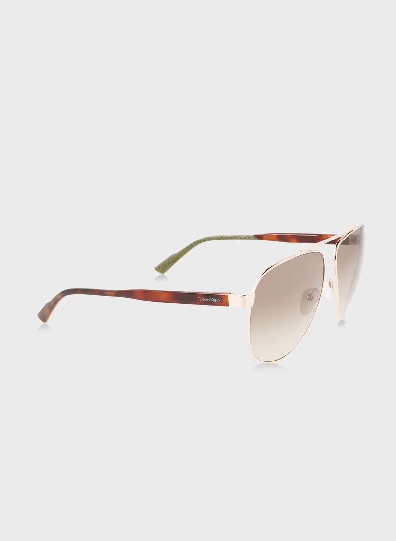 CALVIN KLEIN Aviator Sunglasses