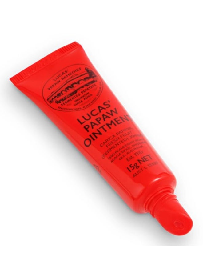 Lucas Papaw Ointment â€“ 15g Tube with Lip Applicator â€“ Multi-Purpose Balm for Chapped Lips, Minor Burns, Sunburn, Cuts, Insect Bites, and Diaper Rash â€“ Made in Australia - Image 2