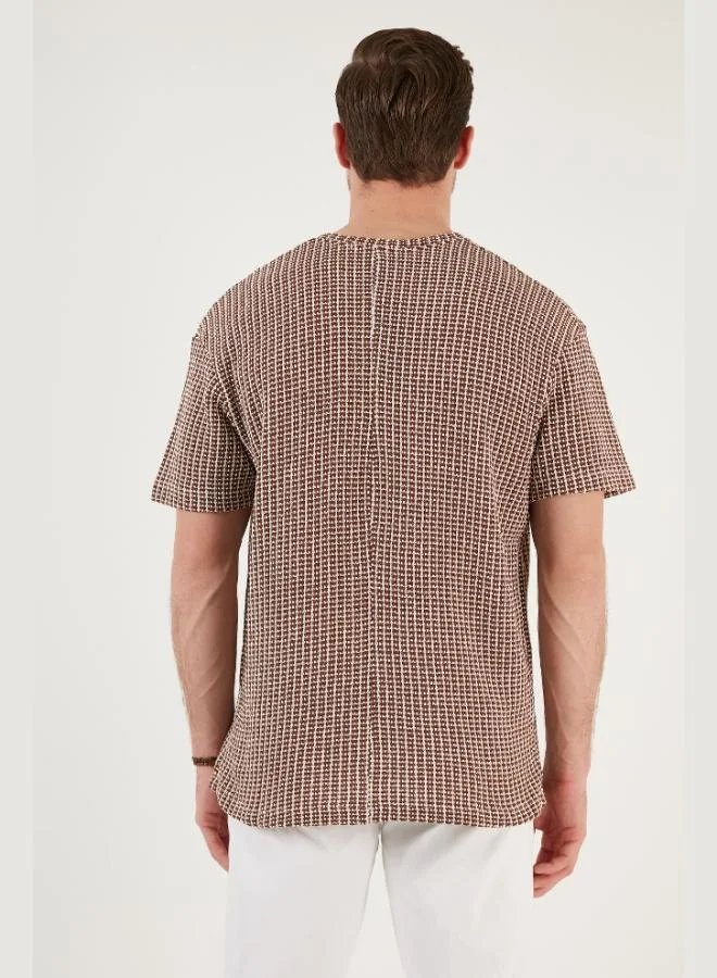 Buratti  Buratti Cotton Regular Fit Crew Neck T-Shirt Men's T-SHIRT CF24S218033 for Men | Best Price UAE