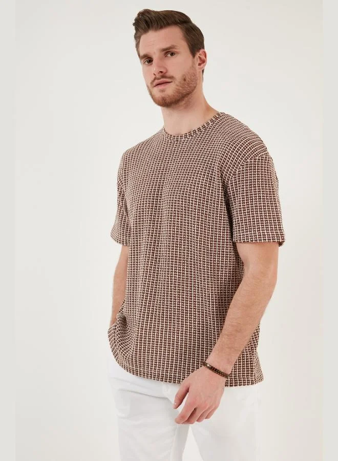 Buratti  Buratti Cotton Regular Fit Crew Neck T-Shirt Men's T-SHIRT CF24S218033 for Men | Best Price UAE