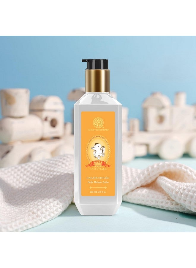 Forest Essentials Dasapushpadi Daily Moisture Lotion | Ayurvedic Body Lotion for Babies | Safe & Natural | Nourishes & Moisturises Skin - Image 5