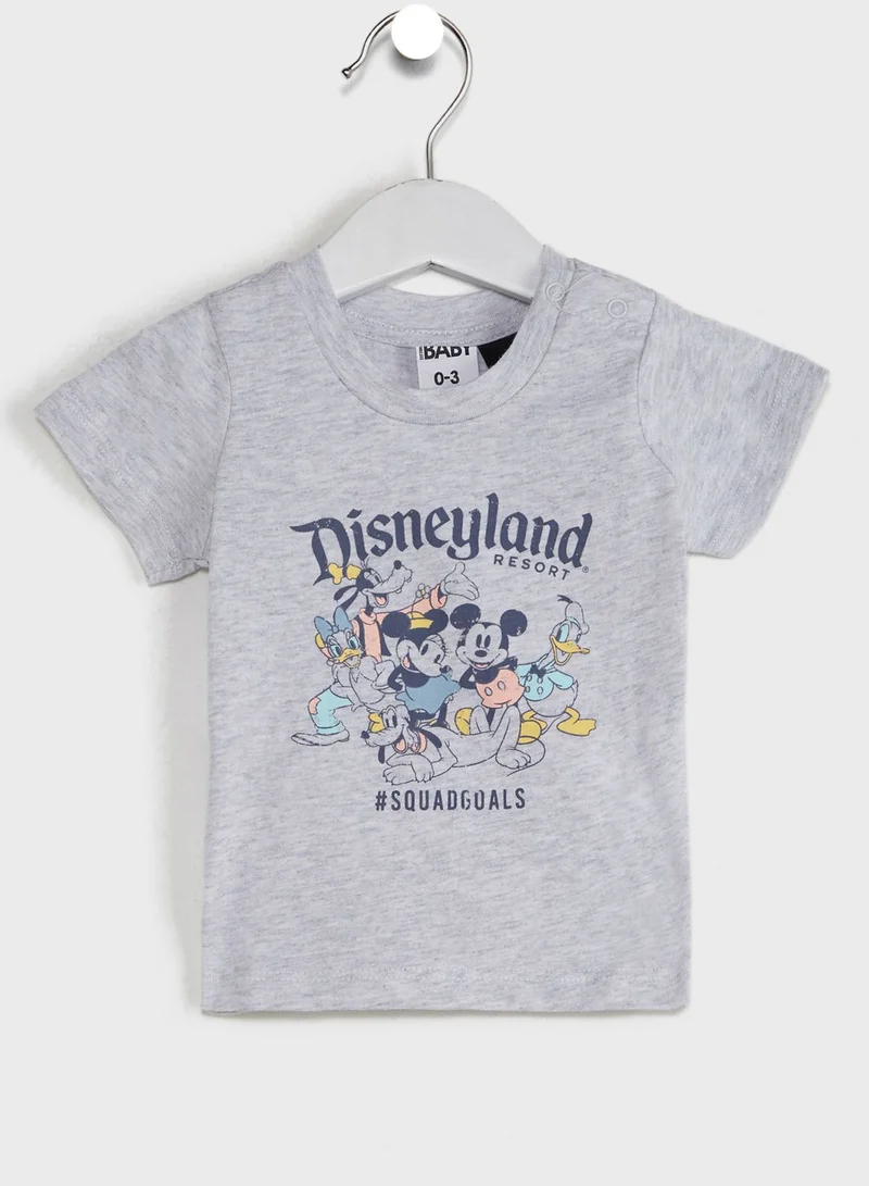 Cotton On Infant Disneyland Squad Goals T-Shirt