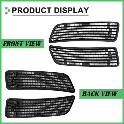 MATMACRO Left Right Front Hood Bonnet Grill Vent For Mercedes Benz W221 S550 Hood Air Vent Grille Cover 2007-2013 2218800205 2218800305 - Image 3