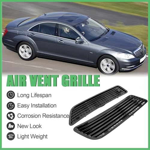 MATMACRO Left Right Front Hood Bonnet Grill Vent For Mercedes Benz W221 S550 Hood Air Vent Grille Cover 2007-2013 2218800205 2218800305 - Image 5