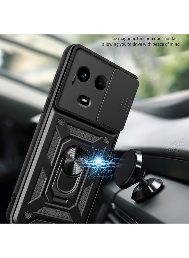 S-TOP Case For Realme Narzo 60x 5G Global Sliding Camera Cover Design TPU Hybrid PC Phone Case - Image 5