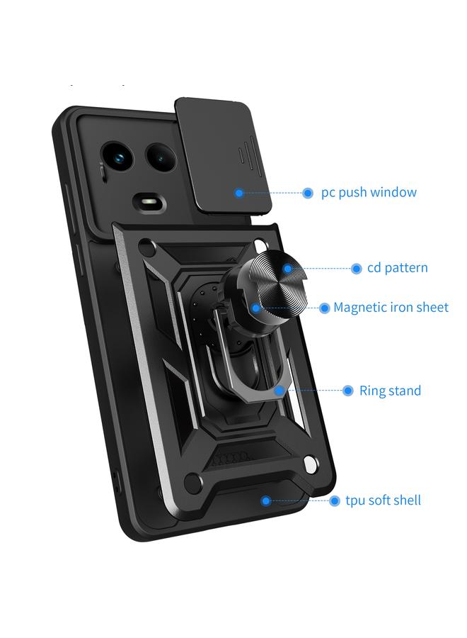 S-TOP Case For Realme Narzo 60x 5G Global Sliding Camera Cover Design TPU Hybrid PC Phone Case - Image 3