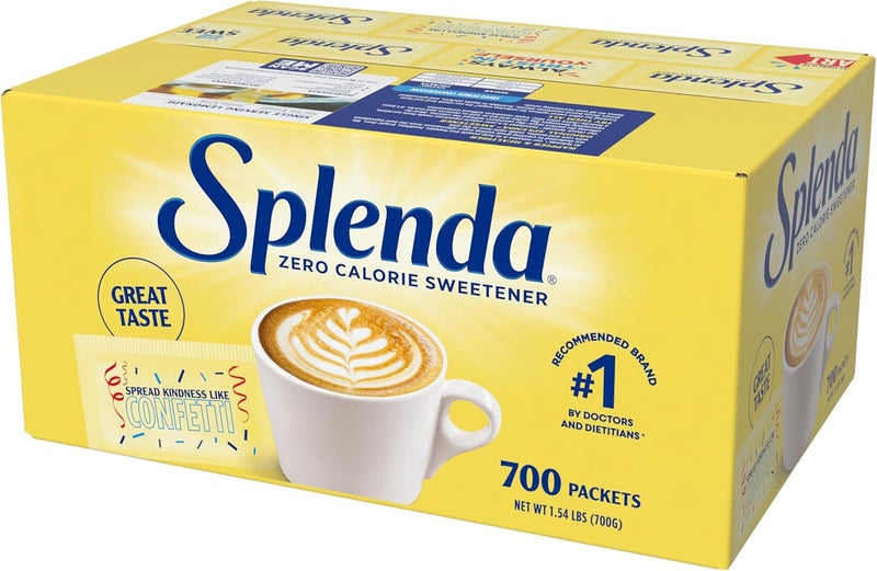 SPLENDA No Calorie Sweetener, 700 Single-Serve Packets - Sugar Free and Zero Calorie Sweetener - Image 1