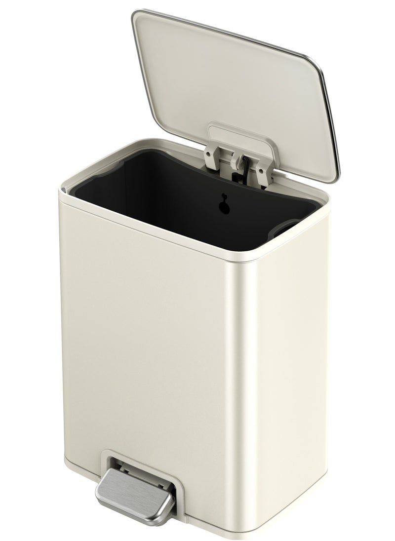 EKO EKO MARINA SS 11L STEP BIN VANILLA  - Image 2