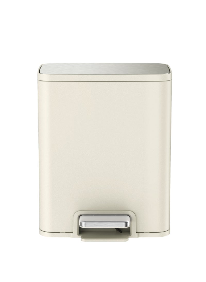 EKO EKO MARINA SS 11L STEP BIN VANILLA  - Image 1
