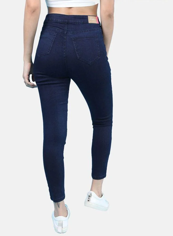 Freehand Women Super Skinny Solid High-Rise Denim Jeggings