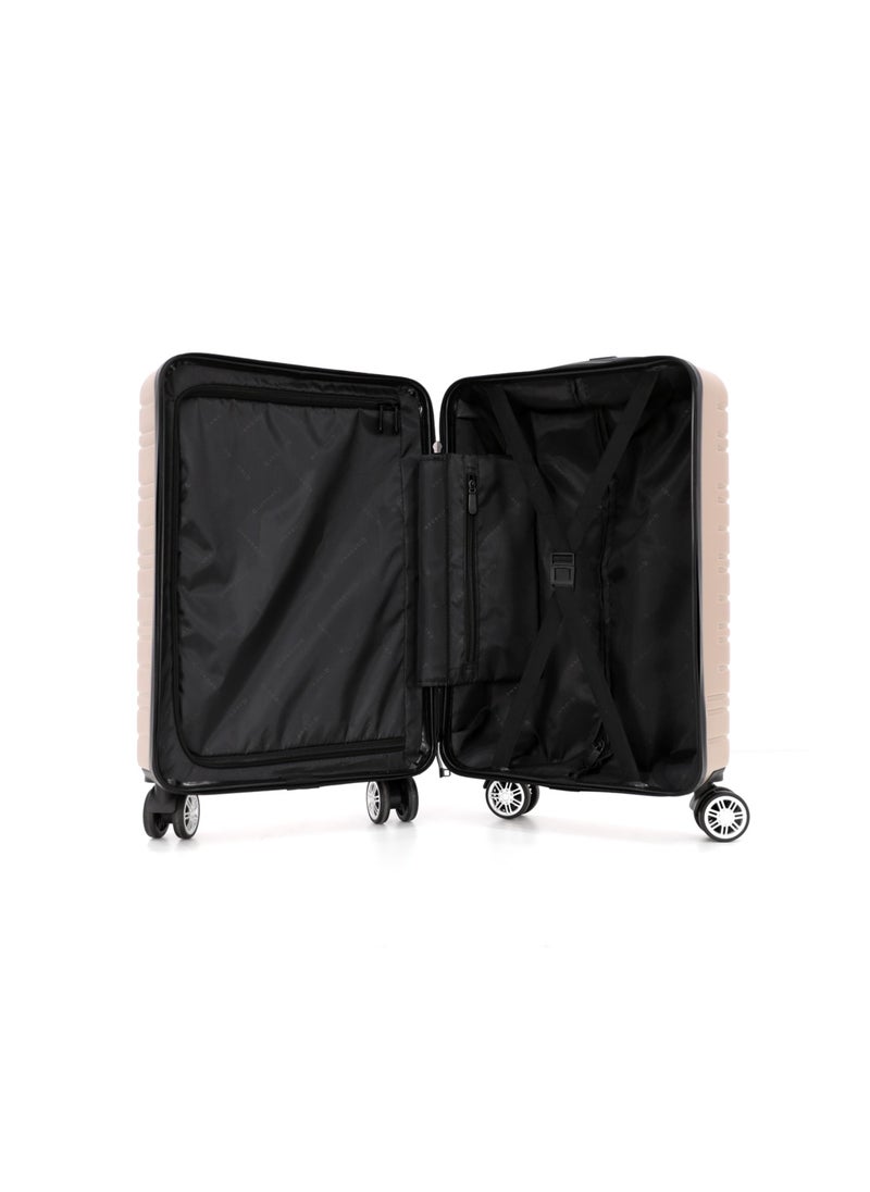 GIORDANO Giordano Hardside Double Spinner Wheel Luggage Trolley Bag 20 inch Cabin Size ,Champ  - Image 2