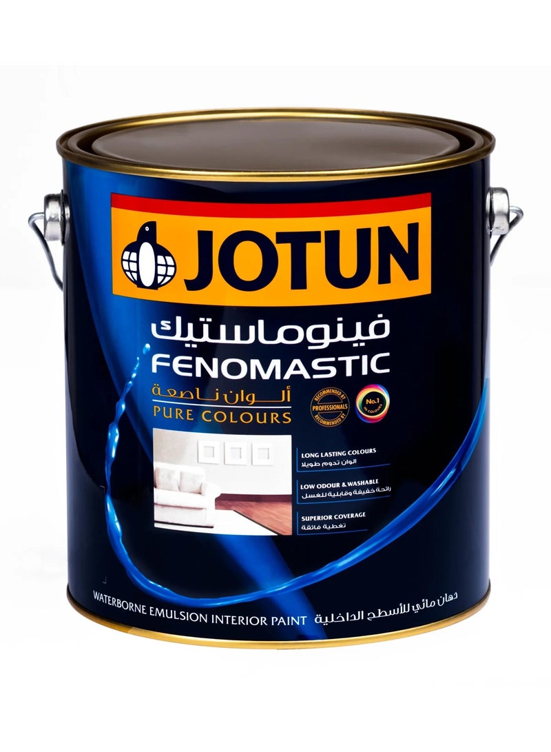 Fenomastic Pure Colours Enamel Semi-Gloss 4L White – Lead-Free Alkyd Paint, Luxury Finish, Yellowing Resistant