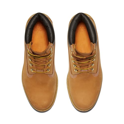 Timberland بوت تيمبرلاند للرجال بارتفاع 6 بوصات مقاوم للماء، قمح-جديد 2024، 8.5 متوسط - Image 3