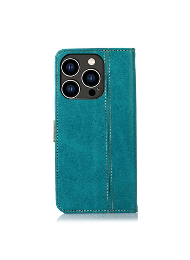 S-TOP Case For iPhone 14 Pro Stitching Thread Calf Texture Leather Phone Case - Image 3