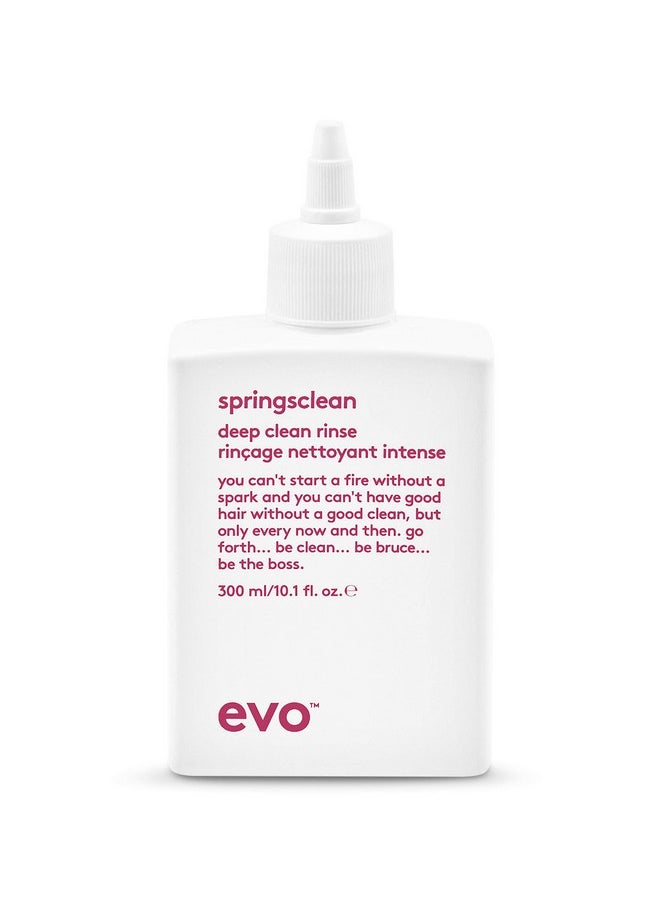 EVO Springsclean Shampoo Deep Cleansing & Gentle Moisturizing For Natural Shiny Soft Curly & Wavy Hair 300Ml / 10.1Fl.Oz  - Image 1
