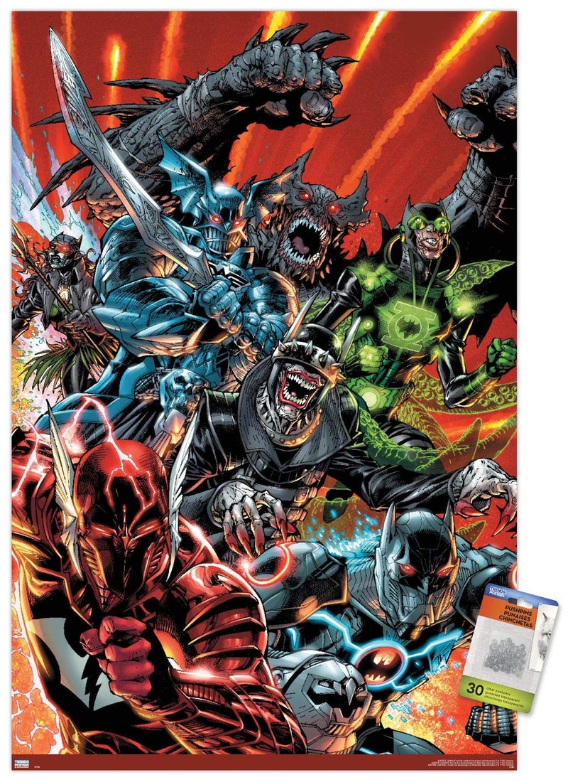 Dc Comics The Batman Who Laughs Group Wall Poster With Push Pins