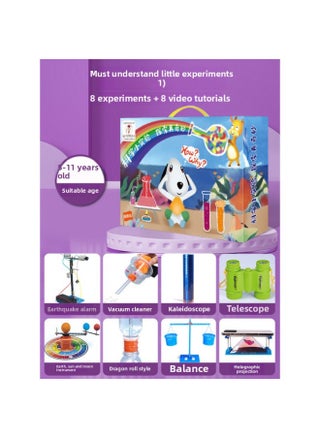 Children's Science Experiment Suit Students Land, Sea And Air Diy Handmade Science And Technology Small Production School Gift Toys Wholesale-Specification:Must-understand Small Experiments 1 (contains 8 Experiments) - pzsku/ZF294A2E7847686ED6DDFZ/45/1745466750/0466facf-9dbf-4a1c-b770-a43f10ccc95f