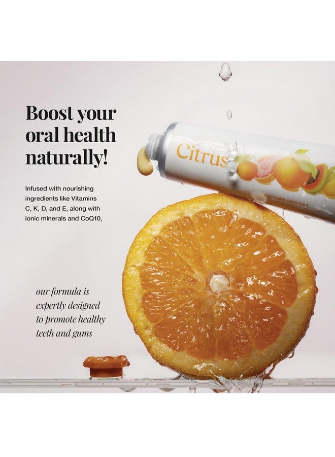 Revitin Revitin Toothpaste | Fluoride-Free Prebiotic Citrus Tooth Gel | No SLS, Gluten Free, Dye Free, GMO Free, No Sweeteners | Non-Toxic, Kid Approved  - Image 4