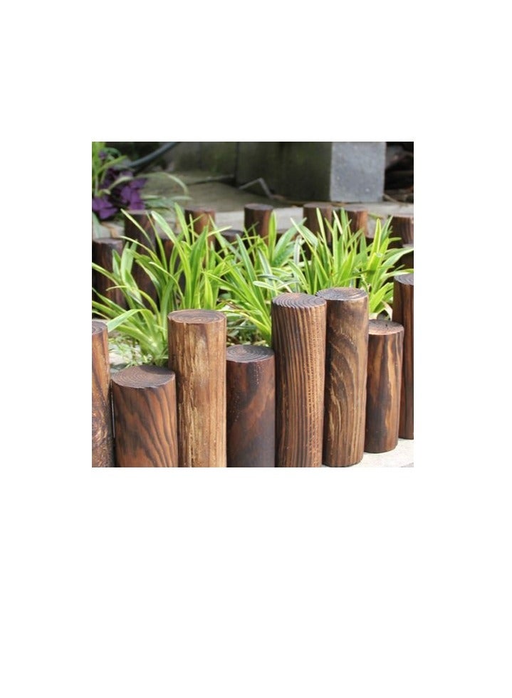 FFD Wooden Garden Border Fence – Flexible & Durable Wood Edging for Lawn, Landscape, Patio, Yard, Flower Bed, & Tree Fencing – Ideal for Outdoor Decor 90x6x20cm - Image 3