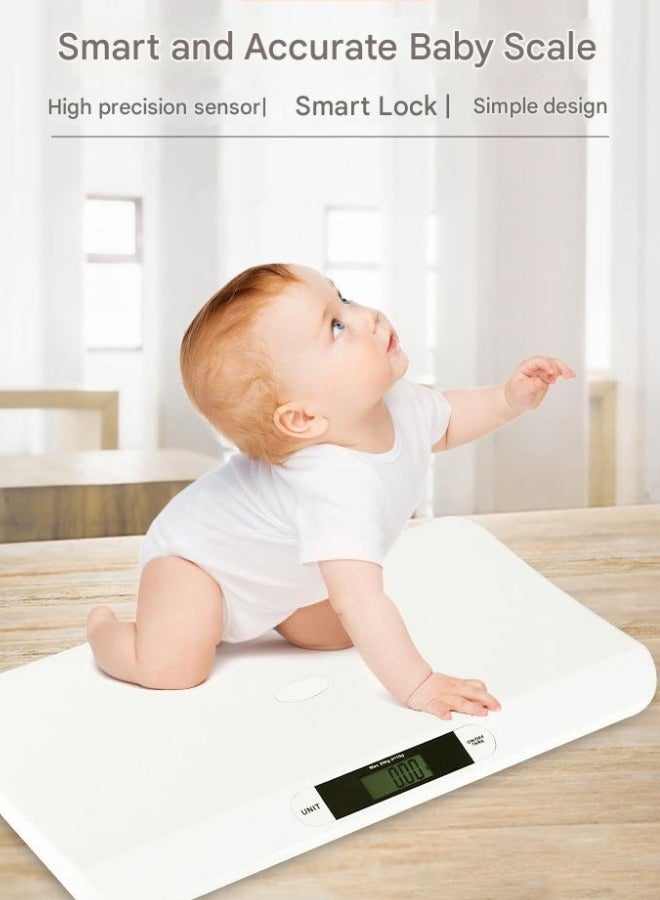 turtees Digital Baby Weighing Scale with Measuring Ruler | Infant and Toddler Scale with LED Display | Accurate Weight Tracking for Newborns - Image 1