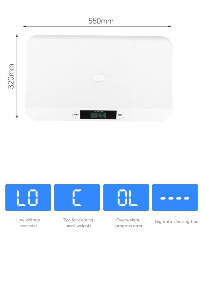 turtees Digital Baby Weighing Scale with Measuring Ruler | Infant and Toddler Scale with LED Display | Accurate Weight Tracking for Newborns - Image 3