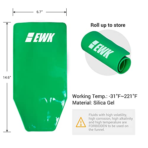 EWK قمع زيت EWK المرن القابل لإعادة الاستخدام أداة تغيير الزيت العامة لتصريف الزيت بدون انسكاب - Image 2