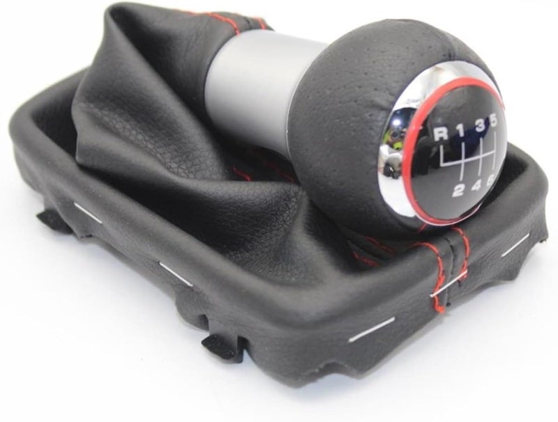 Wivplex 6 Speed Gear Shift Knob with Leather Boot - Image 2