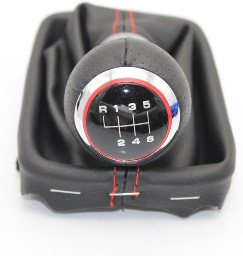 Wivplex 6 Speed Gear Shift Knob with Leather Boot - Image 4
