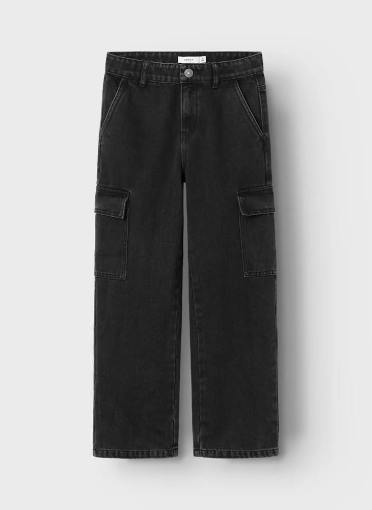 نيم ات Kids Wide Cargo Jeans