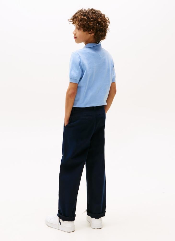 TOMMY HILFIGER Kids Pleated Chino Pants - Image 2