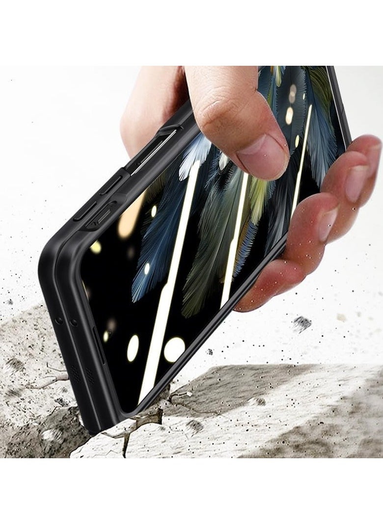Generic - Oneplus Open/OPPO Find N3 Case: Full Body Hinge Protection Slim Case - Lightweight Sleek Stylish Protective Phone Kickstand Cover with Screen Protector - Image 1