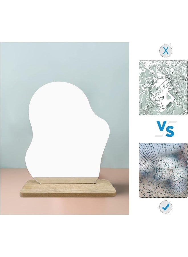 TPGP Irregular Mirror Acrylic Aesthetic Desktop Mirror - Image 3